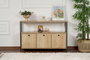 Nordure Solace Consola Roble y Negro